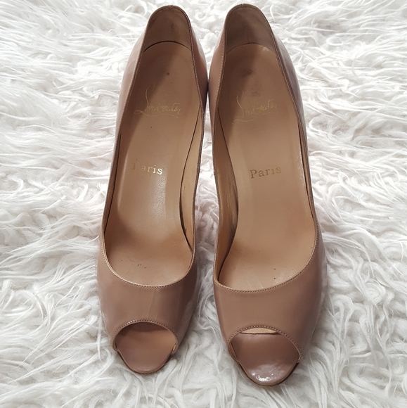 Christian louboutin sexy 100mm peep toe pumps - Picture 3 of 8